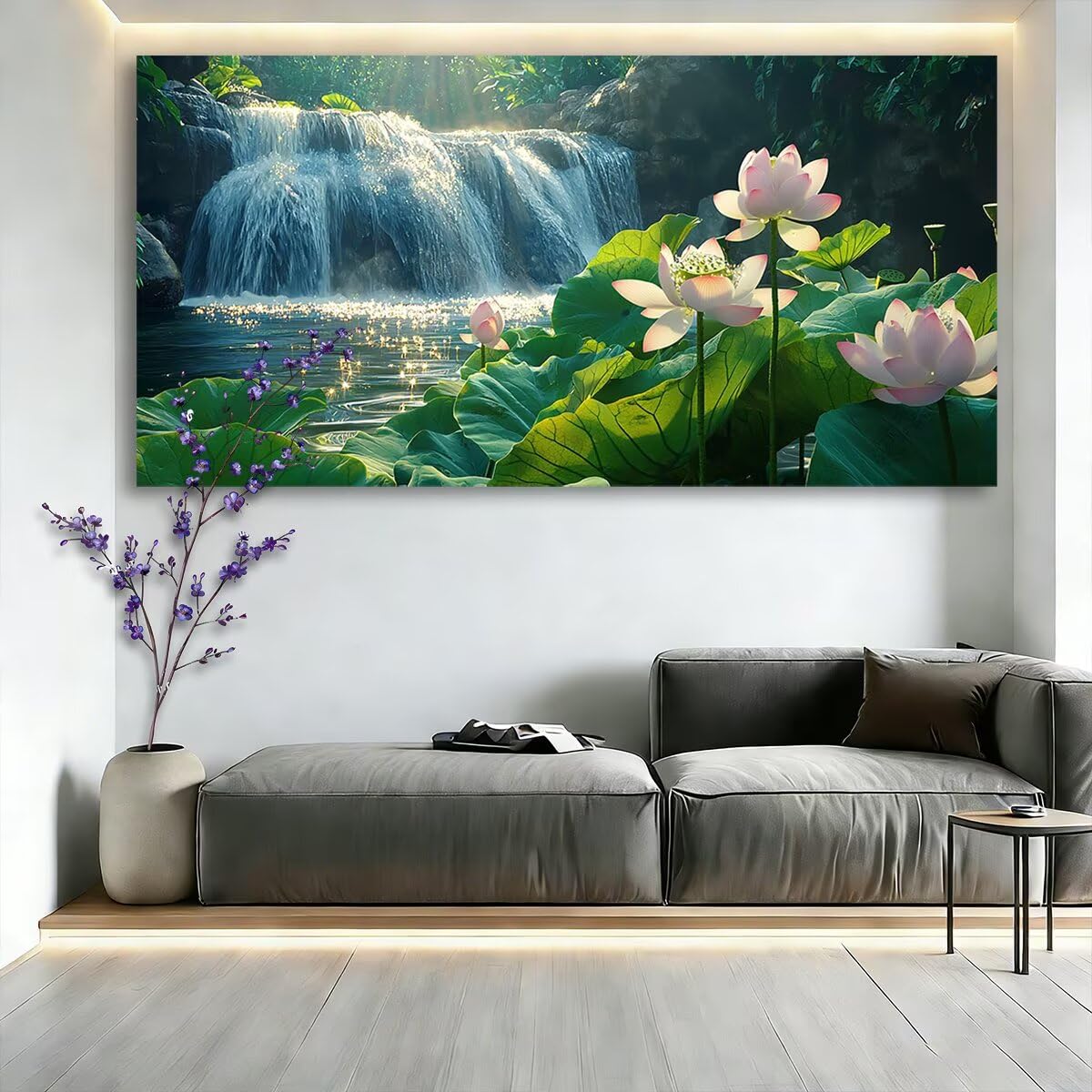 Duży diamentowy lotos 120 x 60 cm, zestawy do malowania diamentami 5D dla dorosłych, DIY, jesienna sztuka z klejnotami dla dorosłych, pełne okrągłe wiertło, kryształowe malarstwo, rękodzieło, Dimond