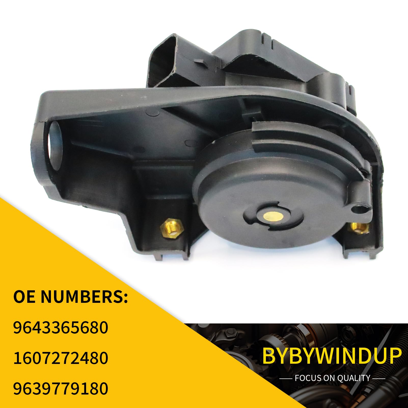 Capteur de position de pédale d'accélérateur compatible avec Berlingo Xsara Jumpy C5 Peugeot 206 306 307 405 406. Remplacement pour 9643365680