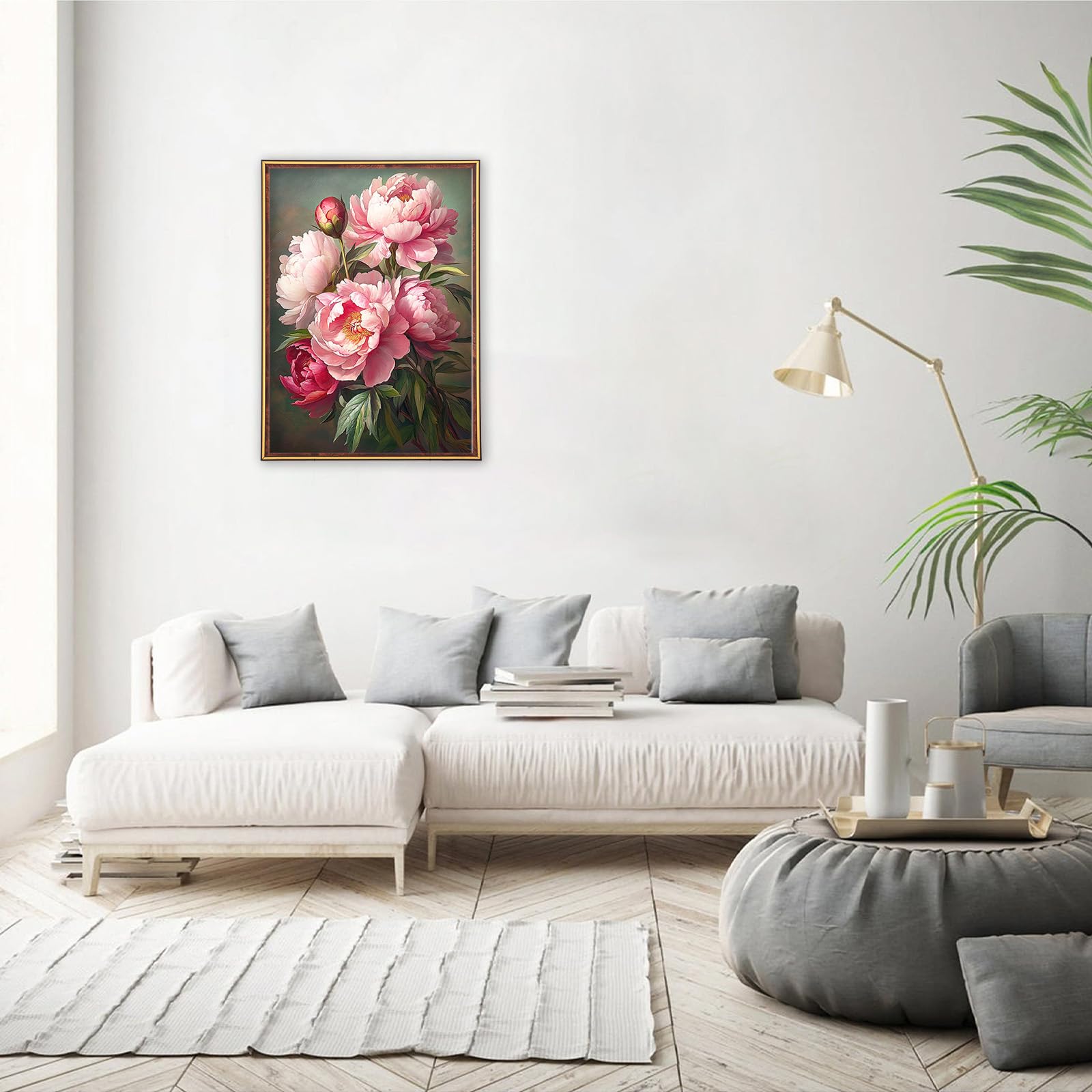 5D Peony Diamond Art Kit - Beginner DIY Painting -3 5D Peony Diamond Art Kit - Beginner DIY Painting -3