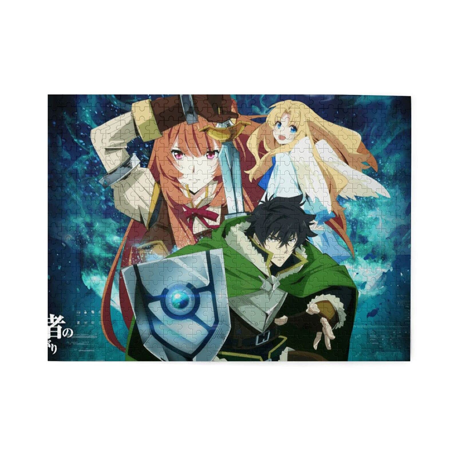 Amazon 盾の勇者の成り上がり ジグソーパズル500ピースアニメの木製ジグソーパズルゲーム青年パズルゲームおもちゃギフ大人の減圧男性と女の子の パズルのおもちゃ ジグソーパズル おもちゃ