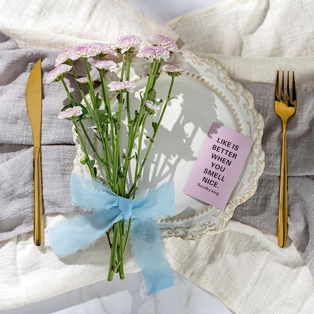 AOKSUNOVA Cinta de Gasa 3,8 cm x 6,3 m Verde Oscuro | 3 Rollos,Cinta Decorativa para Bodas y Regalos, Cinta para Lazos, Decoración de Eventos y Envoltura de Regalos