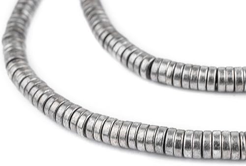 Miniatura 6 de TheBeadChest - Cuentas de disco de serpiente de latón de 0.236 pulgadas, hebra completa de espaciadores de metal de calidad para diseño de joyas de