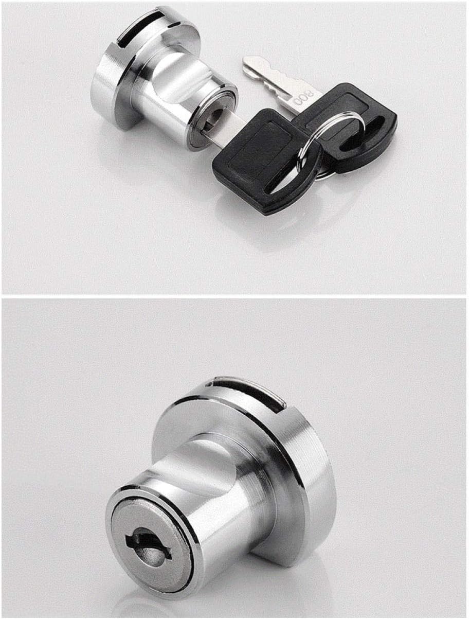 Letterbox Lock, Drawer Lock, Vivarium lockGlass Sliding Door Lock Cabinet Door Saw Tooth Lock Show Cabinet Lock File Cabinet File Cabinet Freezer Lock / 1PCS-318 / Open(328/Single Open)