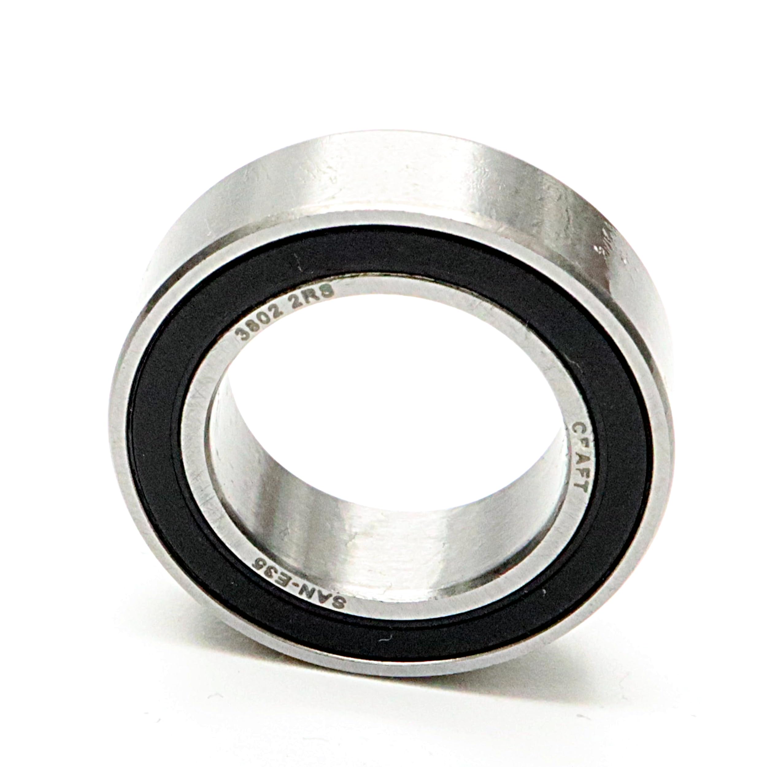 Schrägkugellager 3802 2RS 15x24x7mm, DIN 628, zweireihig, Reibungsarm, abgedichtetes Lager für radiale & axiale Belastungen, Ideal für Industrie- & Automobilanwendungen