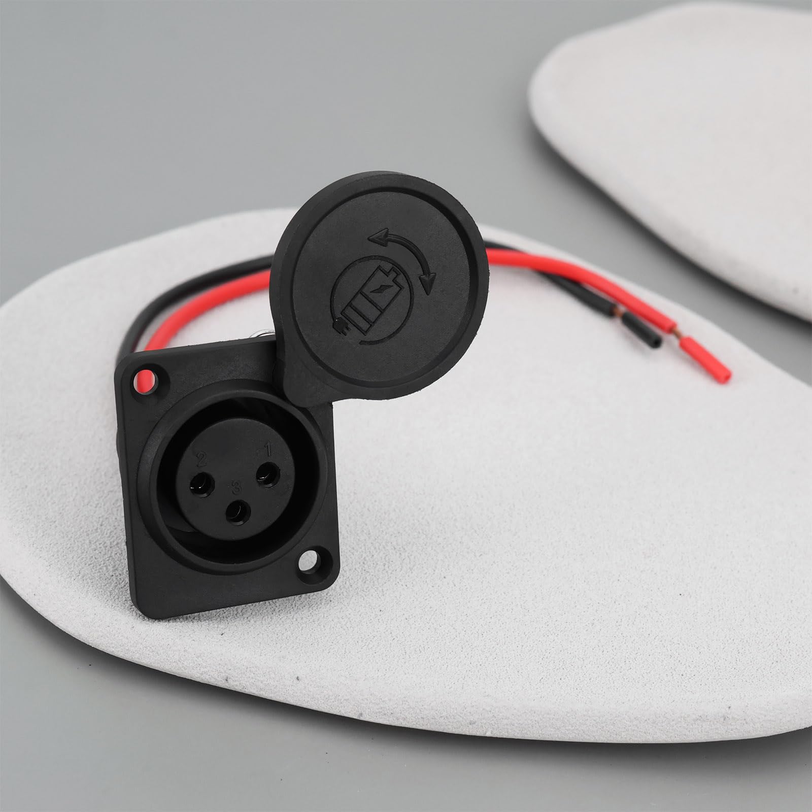 OTOTEC 3-pinowy kabel XLR żeński port ładowania i męskie złącze wtyczka elektryczna hulajnoga wózek inwalidzki