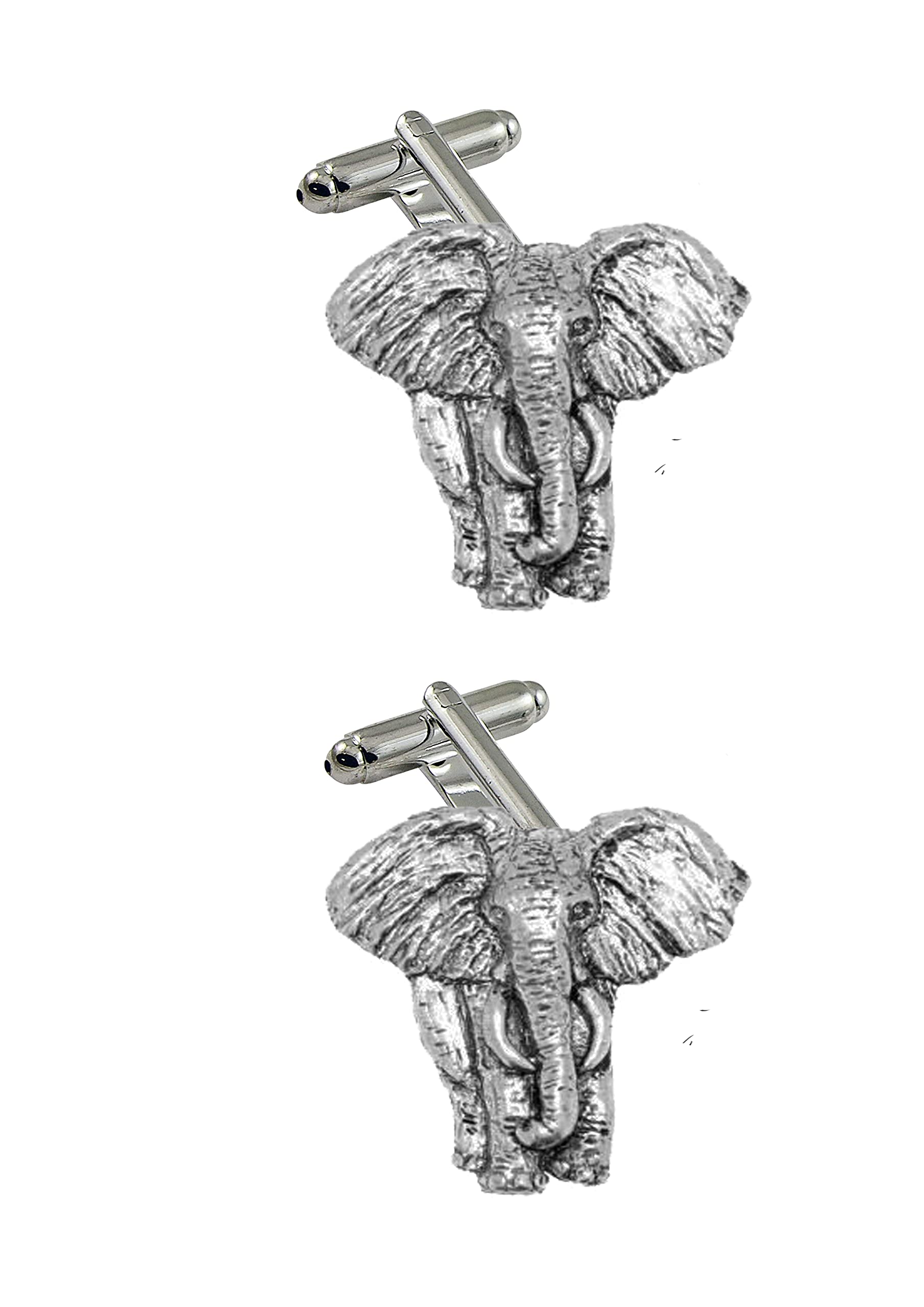 prideindetails Elephant PP-A01 - Gemelos de peltre inglés