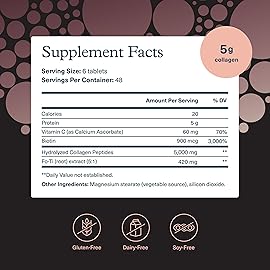 Youtheory Men\'s Collagen - 5,000 mg - Daily Collagen Supplement for Men - with 18 Amino Acids - Joint, Bone, Muscle, Hair Growth, Nail & Skin Support* - 290 Tablets (48-Day Supply)