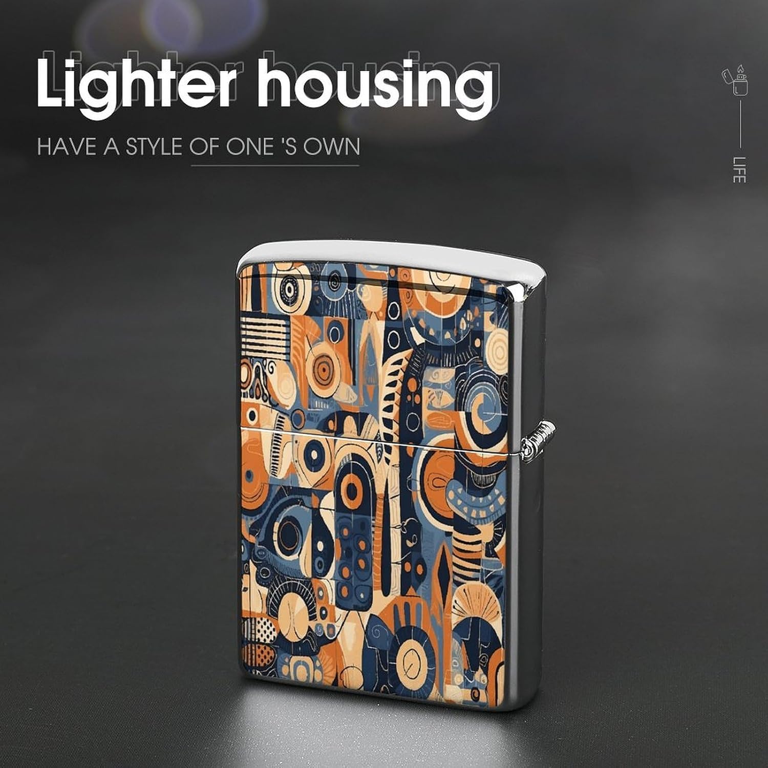 Modern Style Pattern Lighter Case Cover Holder Lighter Sleeve