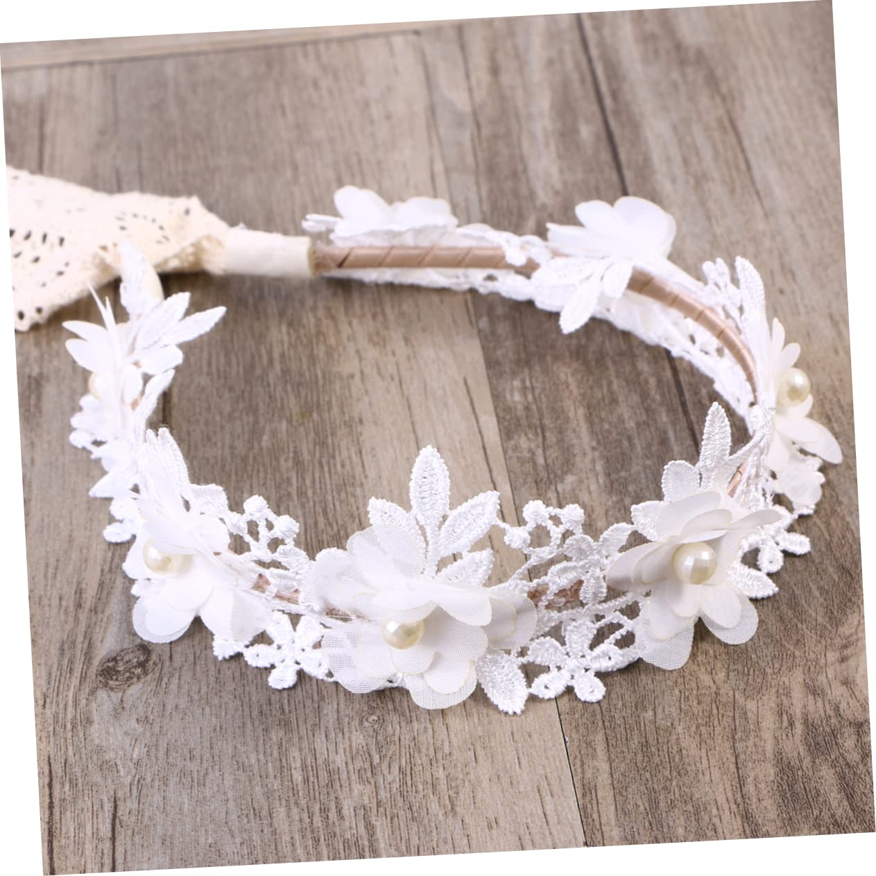 Beavorty 3 Diademas Para El Pelo Elegante De Encaje Con Flores Para Mujer Para Bodas Fiestas Cumpleaños Actuaciones En El Escenario.