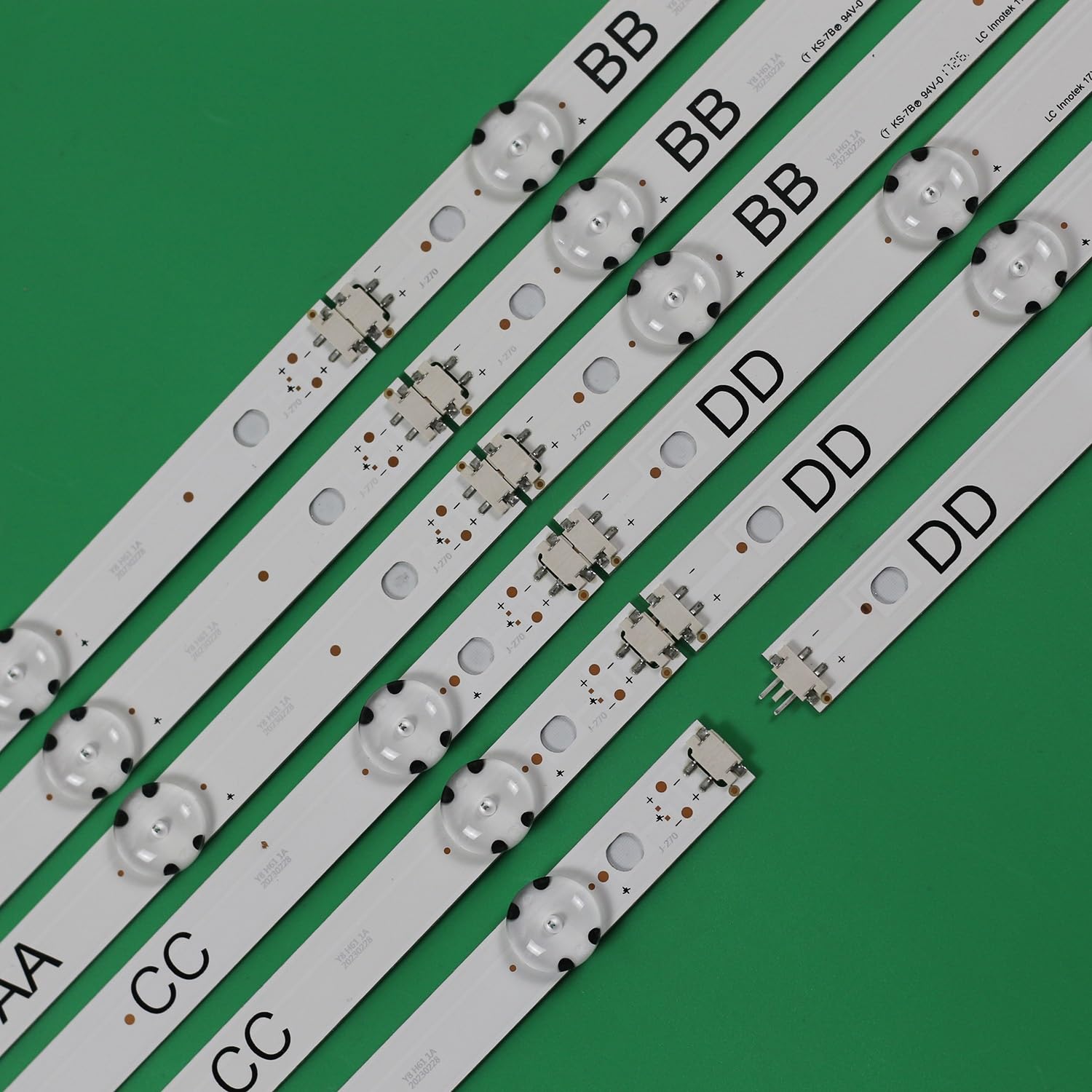 Bande Lumineuse Tv Lot 12 Bandes Rétroéclairage LED Pour Écrans 65UJ6300 65UJ630V 65UJ634V 65UJ5500 65UK6100 17Y 65 Pouces Type A SSC 65UJ63 UHD B D