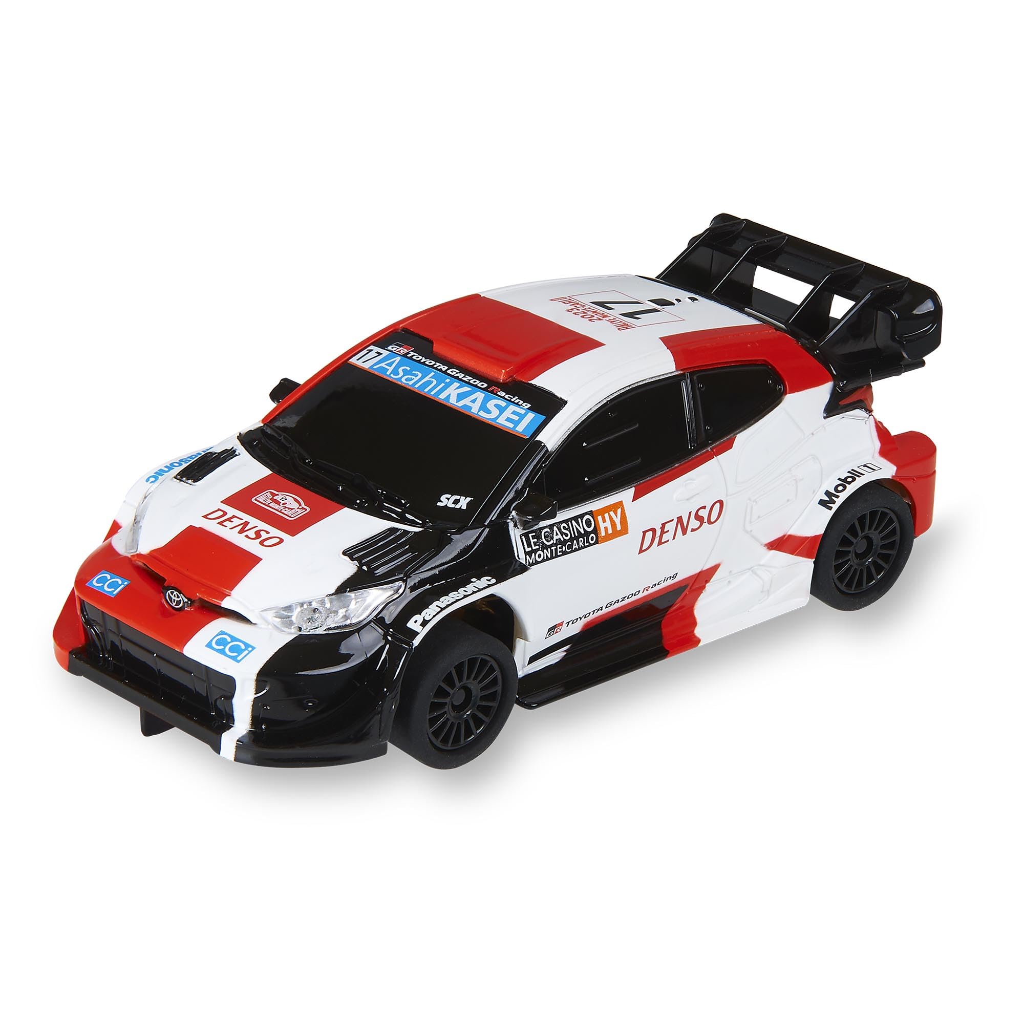 SCALEXTRIC Circuit Compact - Piste de Course complète - 2 Voitures incluses - Échelle 1:43 (Circuito CompactFast Rally)