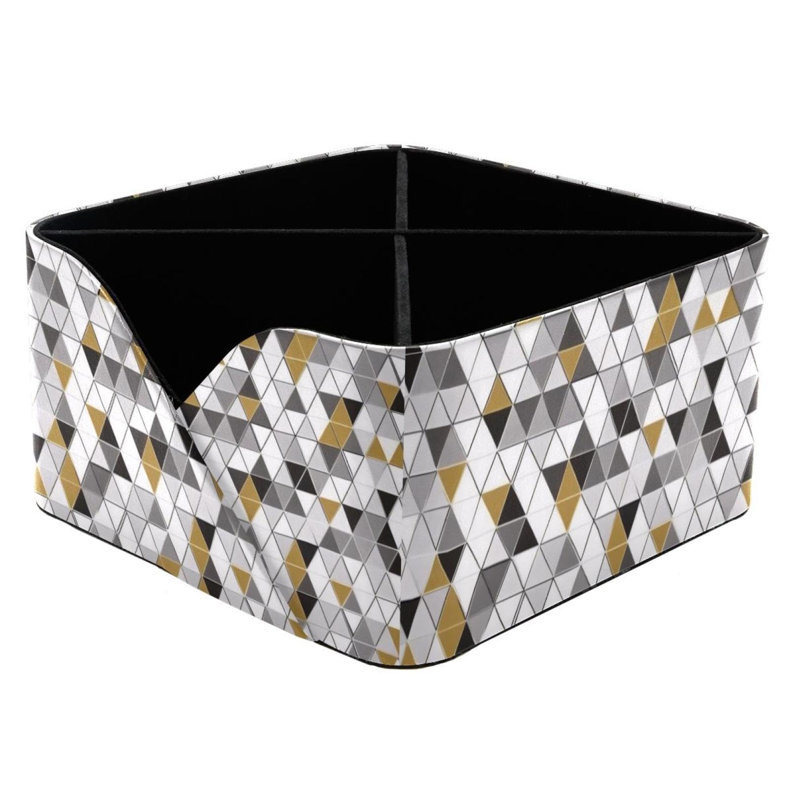 Boîte de rangement classifiée triangle géométrique pour organiser vos essentiels du quotidien