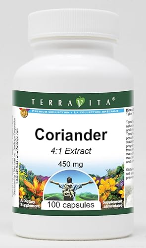 Terravita Cilantro 41-450 mg (100 Cápsulas, ZIN 519864)