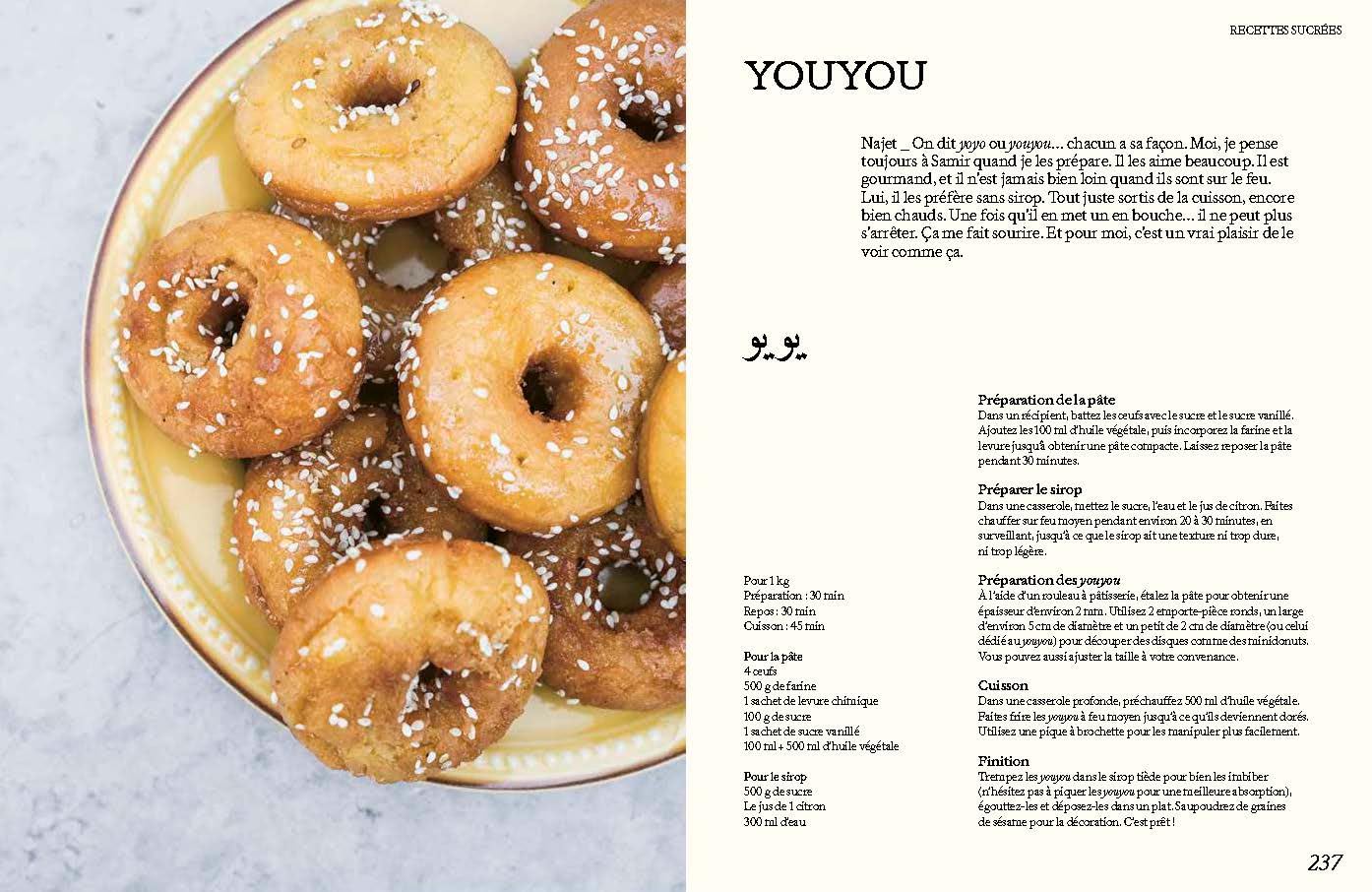 Le soleil n'aime pas nous quitter - Dans la cuisine de Tata Najet et Samir Ben Rahma: Le livre de cuisine tunisienne - compte instagram Felfeltunisia - idée cadeau - beau-livre