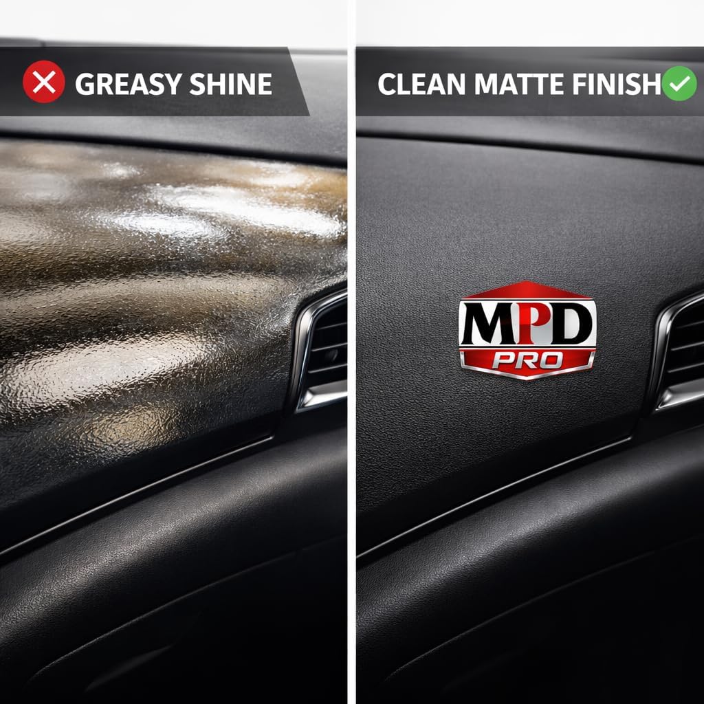 MPD PRO Car Interior Cleaner Spray – Interior Detailer for Dashboard, Console, Vents & Trim – Streak-Free Automotive Interior Detailing Spray with Matte Finish – Fresh Scent – 12 oz (Pack of 12)