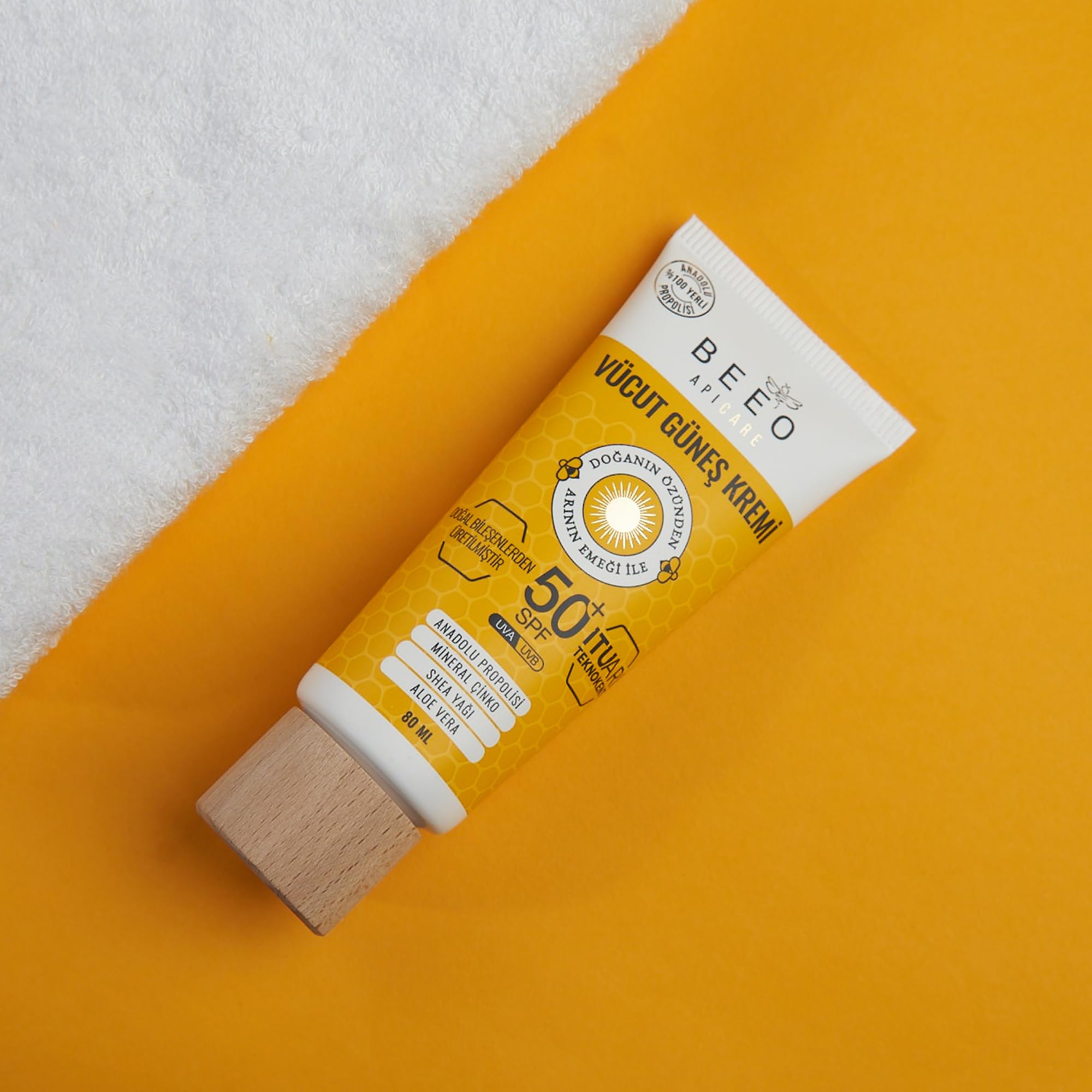 Bee'o ApiCare Propolisli Vücut Güneş Kremi, 80 ml