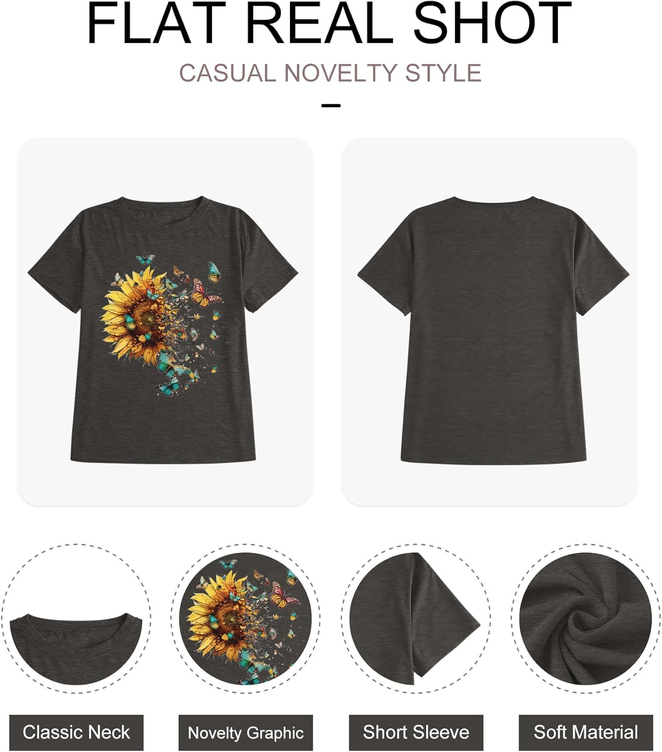 Be Kind Shirt Women Kindness Teacher Shirts Cute Funny Graphic Tees Inspirational Blessed Womens Tops - Image 5