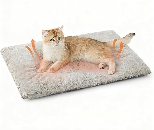 Bedsure Cama autocalentable para gatos, alfombrilla de autocalentamiento extra cálida para gatos y perros, no eléctrica, almohadilla térmica
