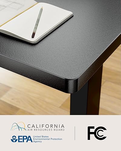 Miniatura 5 de ErGear Escritorio eléctrico de pie con ruedas de 55 x 24 pulgadas altura ajustable escritorio de pie con memoria estación de trabajo para