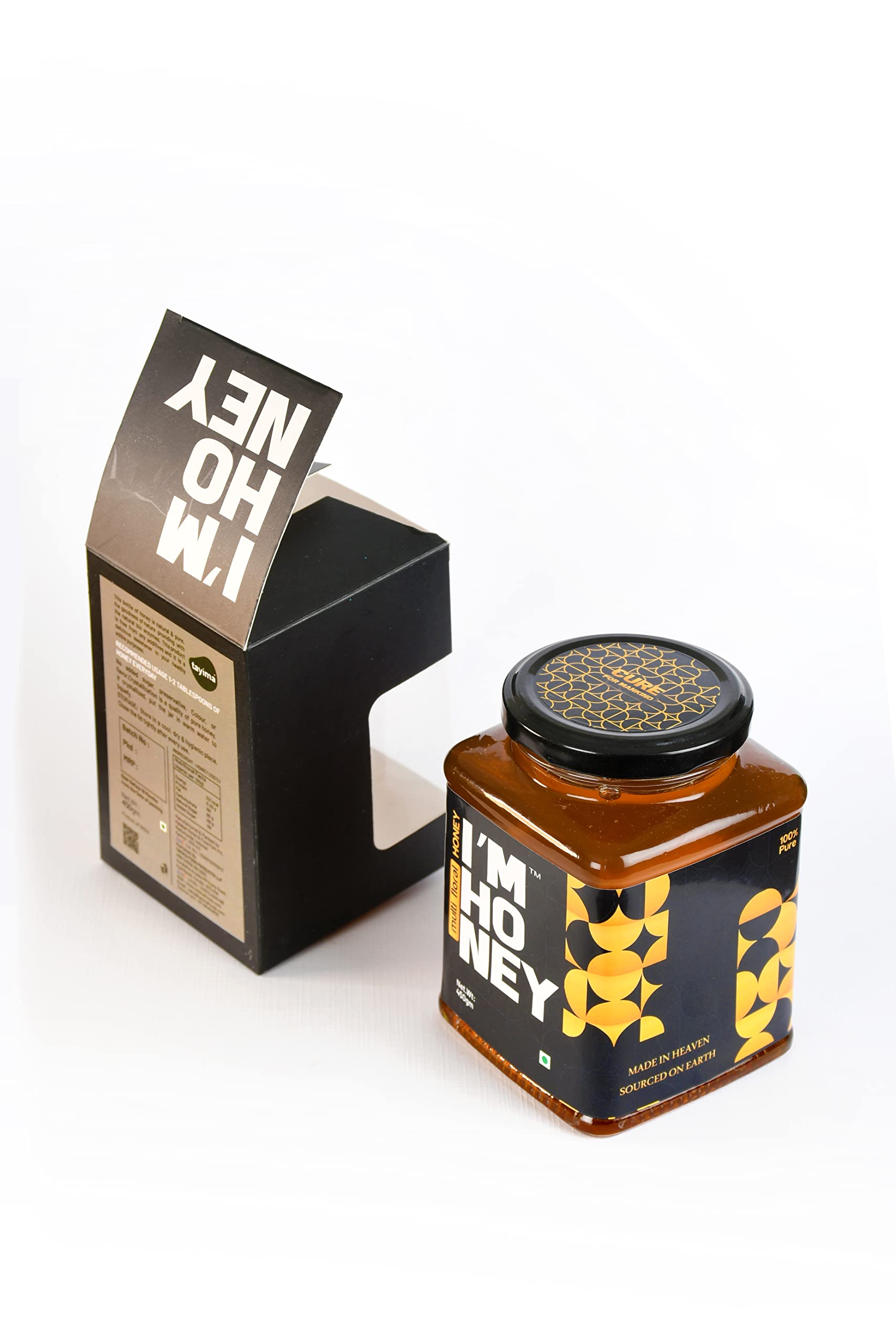 I'M HONEY 100% Pure Multi Floral Raw Organic Honey Certified