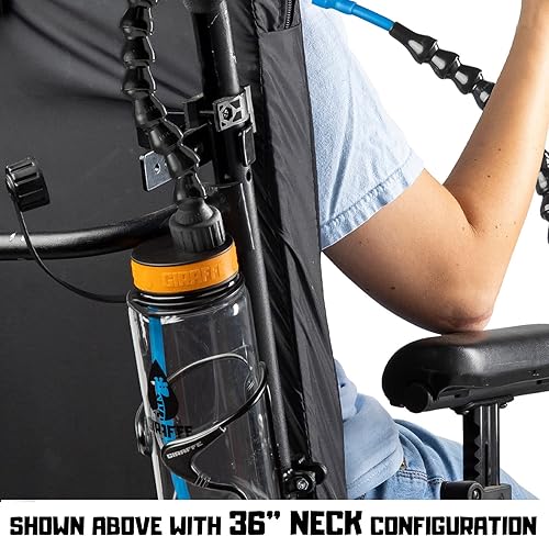 Miniatura 4 de Tower XL - Sistema de bebida manos libres, botella Tritan transparente, con soporte para botella montado en tubo redondo (longitud 30 pulgadas  29.9