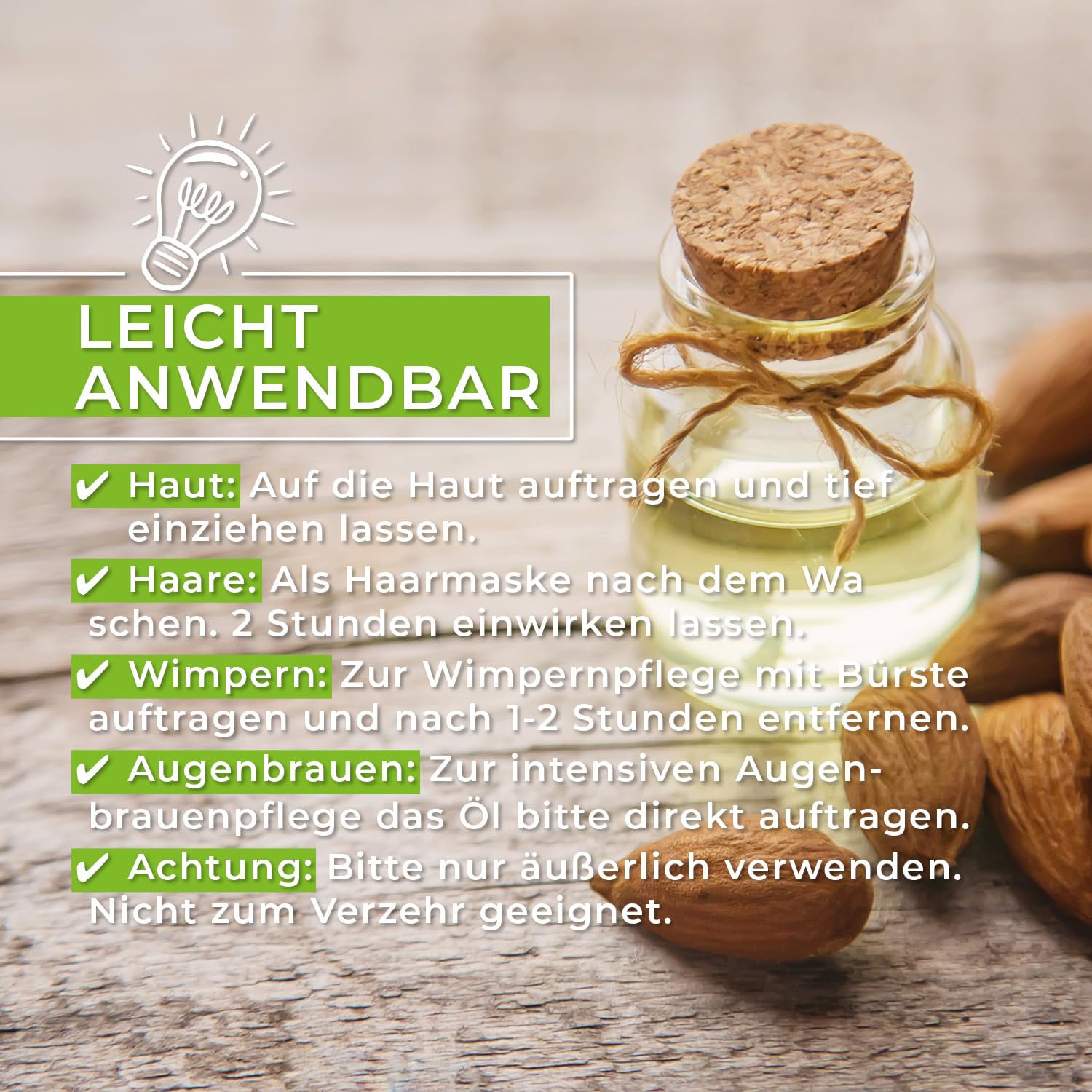 VitaFeel olejek bazowy migdałowy, słodki, 10 litrów, wegański, nie zawiera genetycznie, idealny do pielęgnacji skóry i włosów, do aromaterapii i jako olejek bazowy do olejków do masażu lub kosmetyków