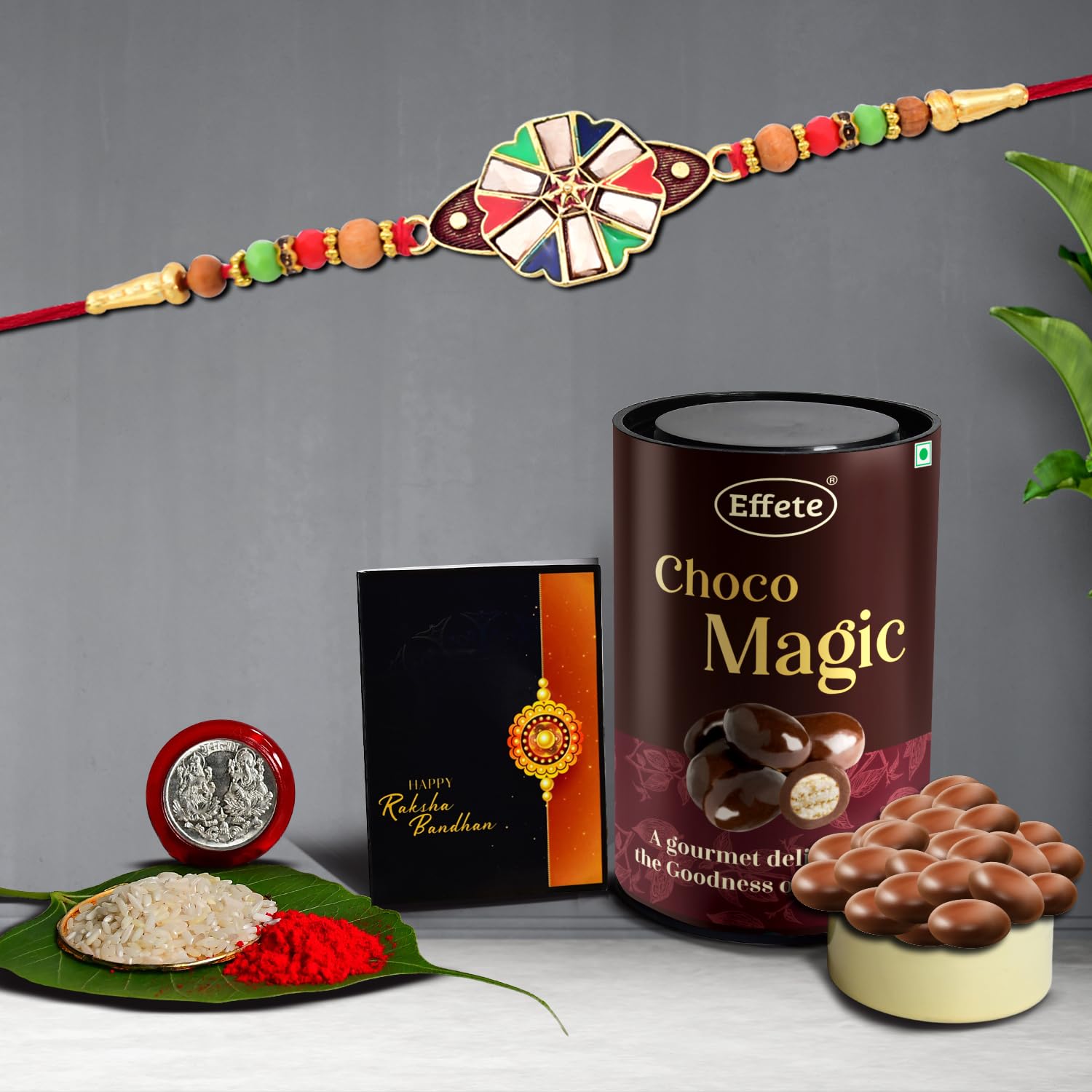 DeoDap Rakhi For Brother Set Of 1 with Choco Magic 96gm | Designer Rakhis | Rakshabandhan Rakhi Collection (K1_416_EM) (B0CC9BZXBH) Amazon Price History, Amazon Price Tracker