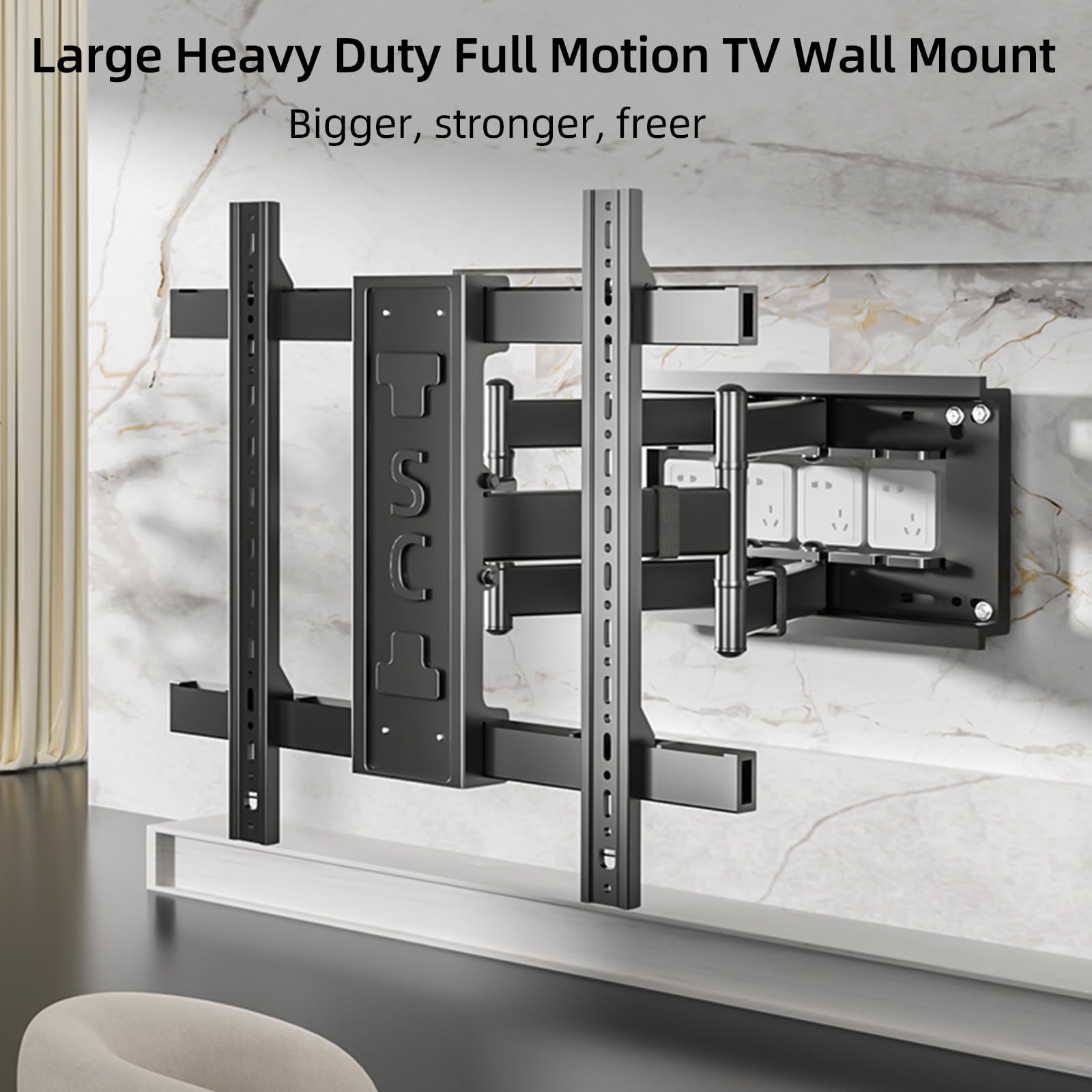 Soporte TV Pared para 50-90 pulgadas hasta 85 kg Max VESA 650x600
