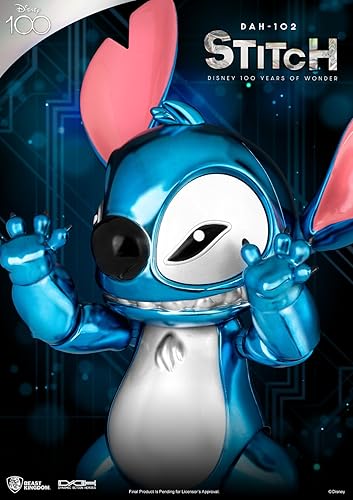 Miniatura 5 de Disney 100 Years of Wonder: Stitch DAH-102 - Figura de acción dinámica de 8 cciones de héroes