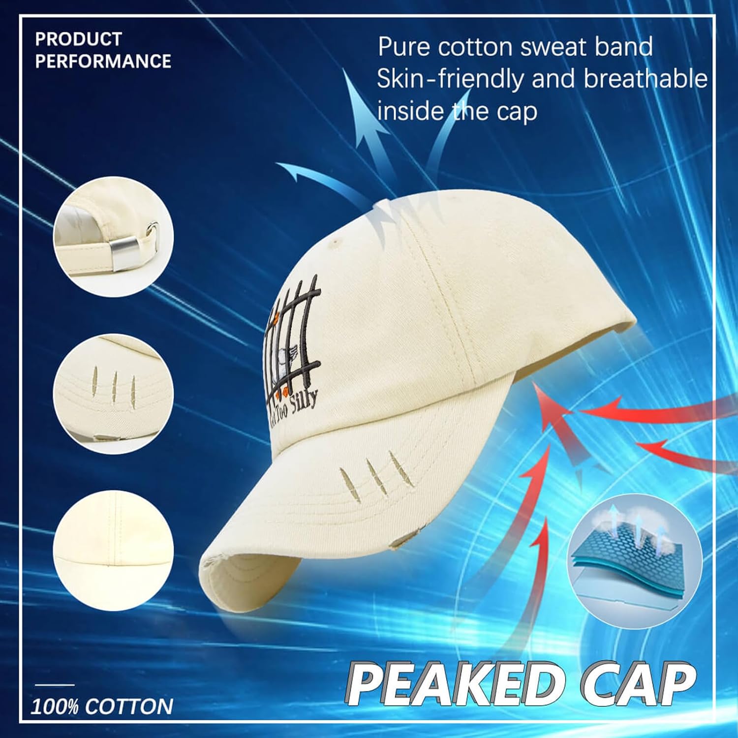 Embroidered Baseball Cap Golf Dad Hat Adjustable Original Classic Low Profile Cotton Cap Red Santa Hat Men Women - Image 7