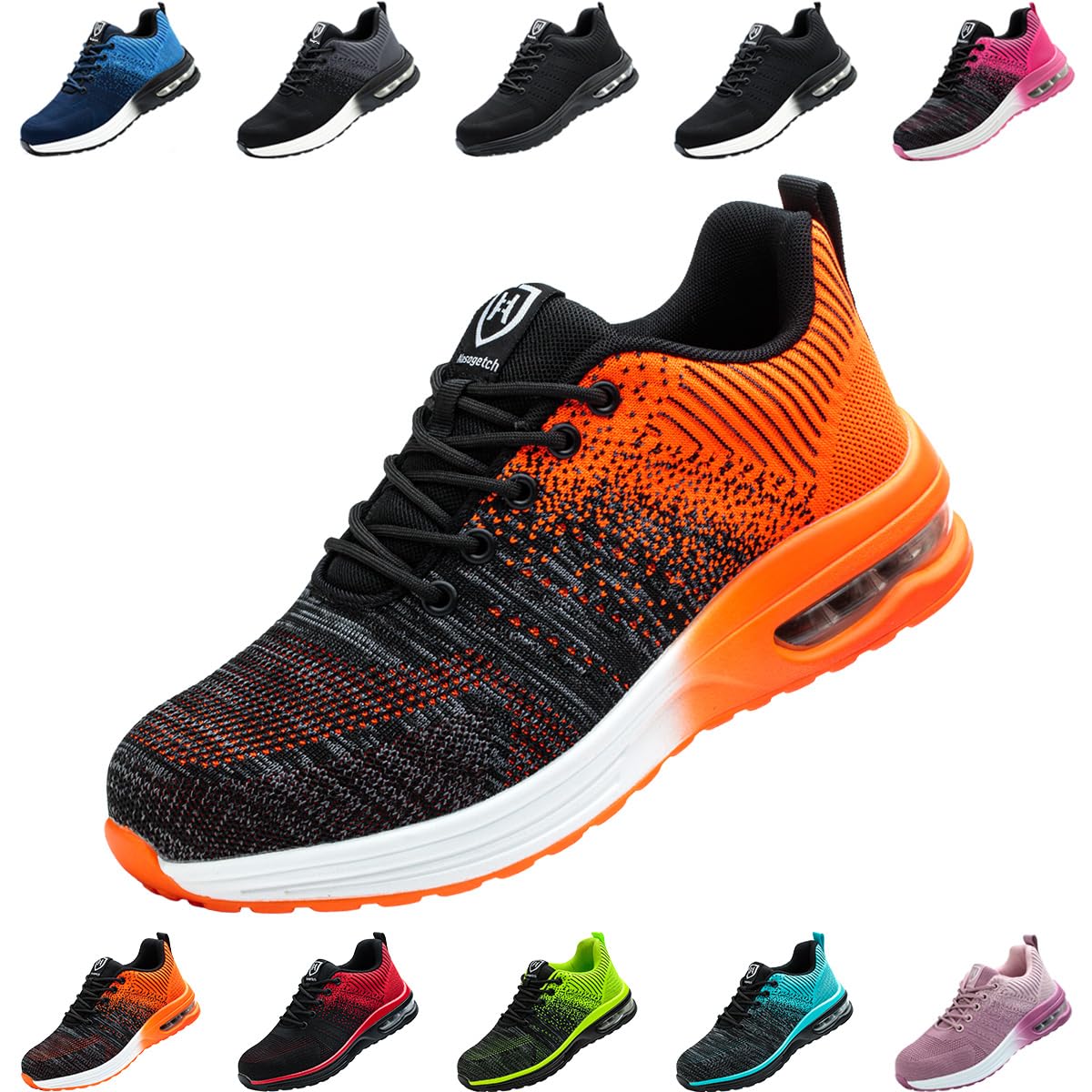 Scarpe Antinfortunistiche Uomo Donna Scarpe da Lavoroleggere Alte Comode Scarpe Sicurezza