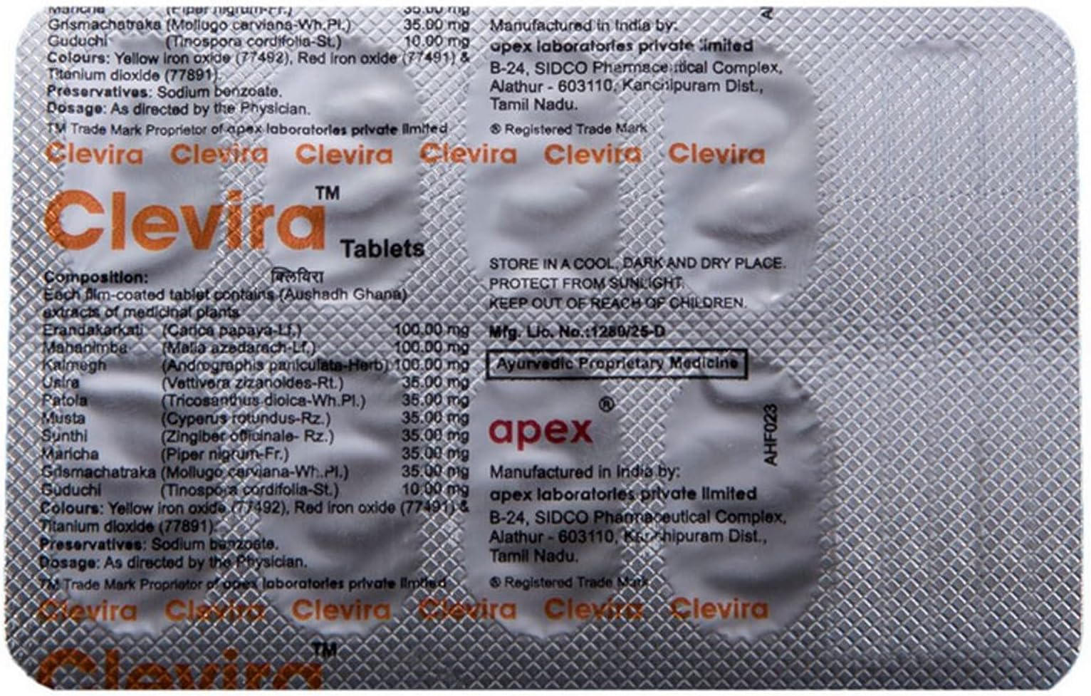 Clevira - Strip of 10 Tablets