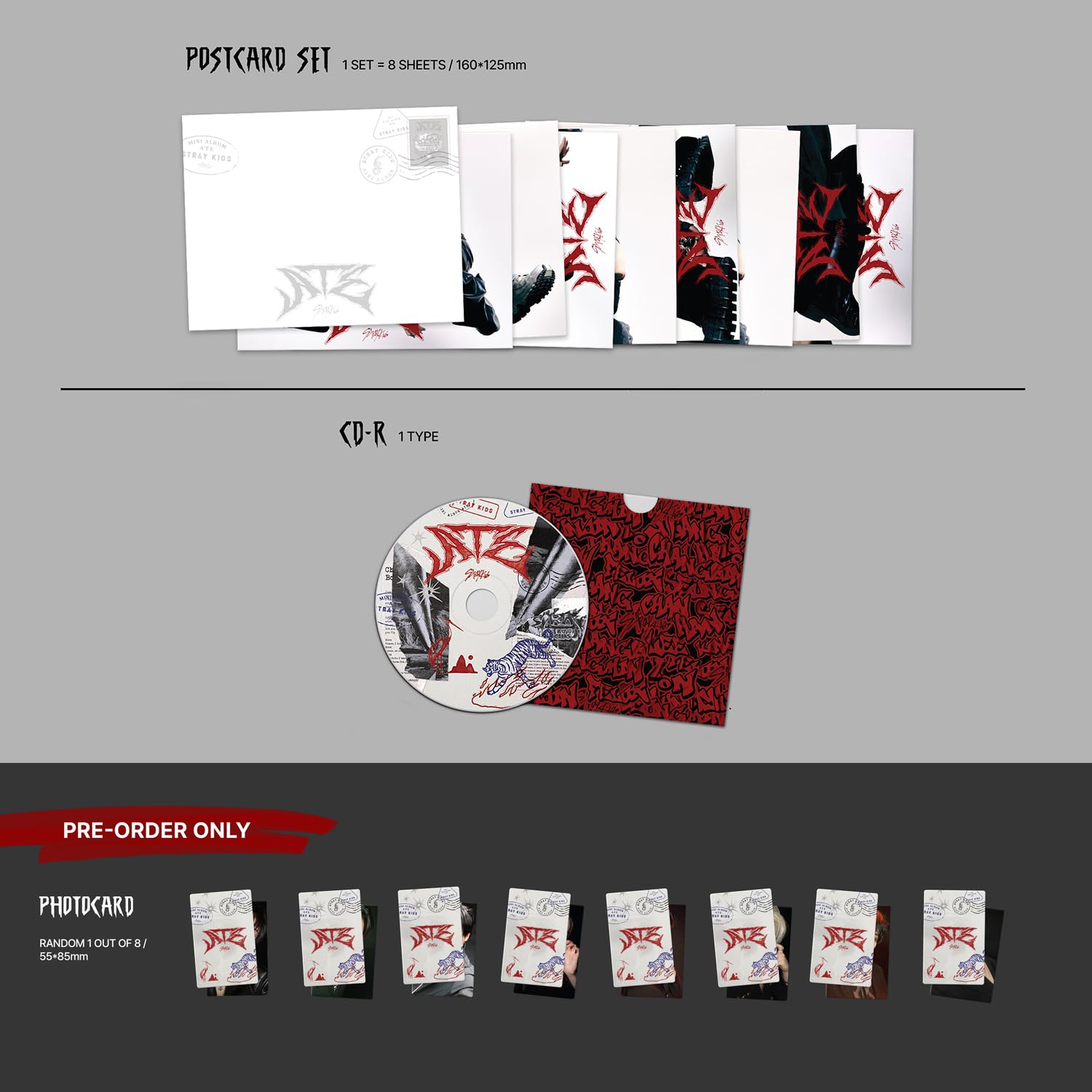 ATE [Letter Ver.] + 5 Extra Photocards