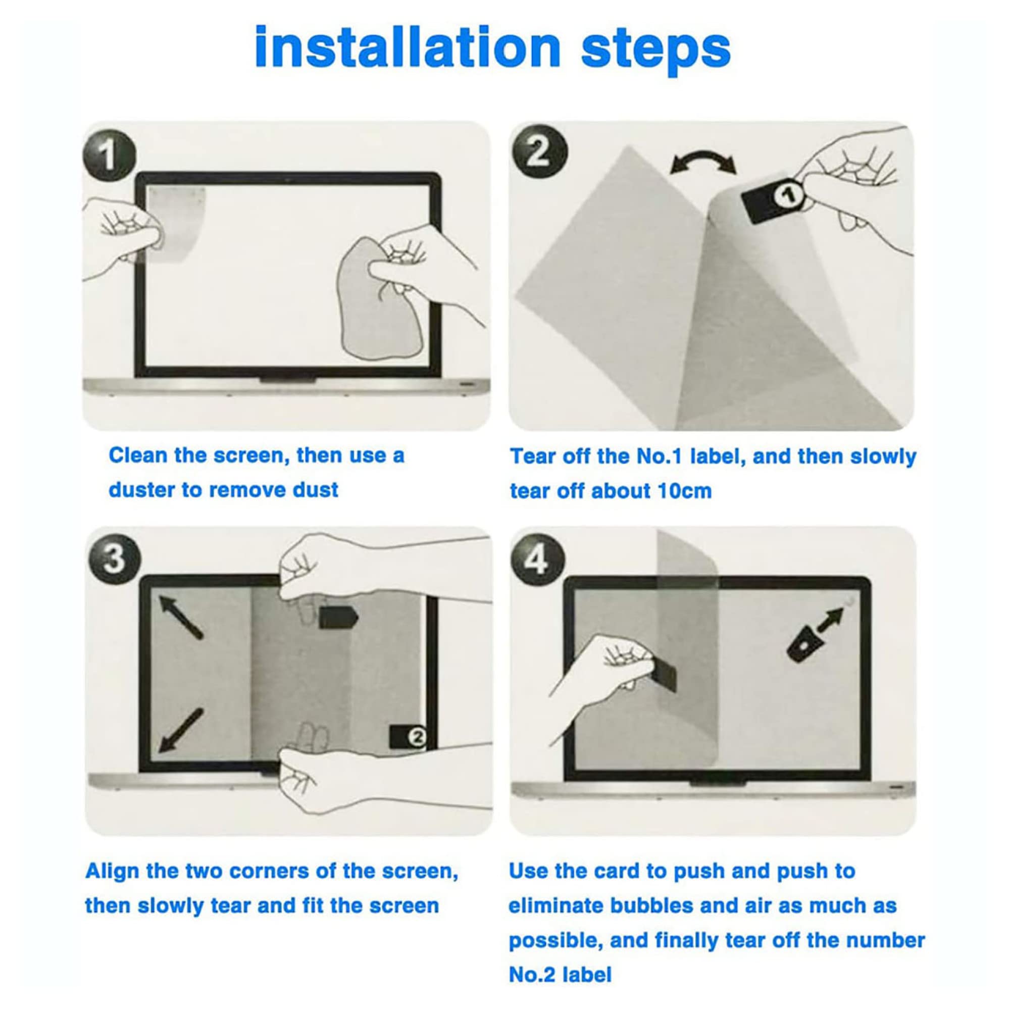 Filtro Protector de Pantalla de TV antiarañazos para el hogar, Filtro de luz Azul antideslumbrante Anti UV, película de protección Ocular, para TV Plana Curvada de 32-75 Pulgadas/3