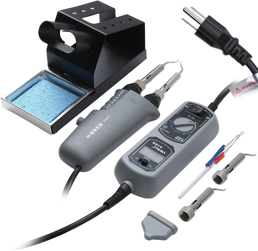 938 Tweezers Mini Soldering Iron Station Portable Hot Tweezer for BGA SMD Repairing Tweezer Iron 110 220V EU US Plug irons