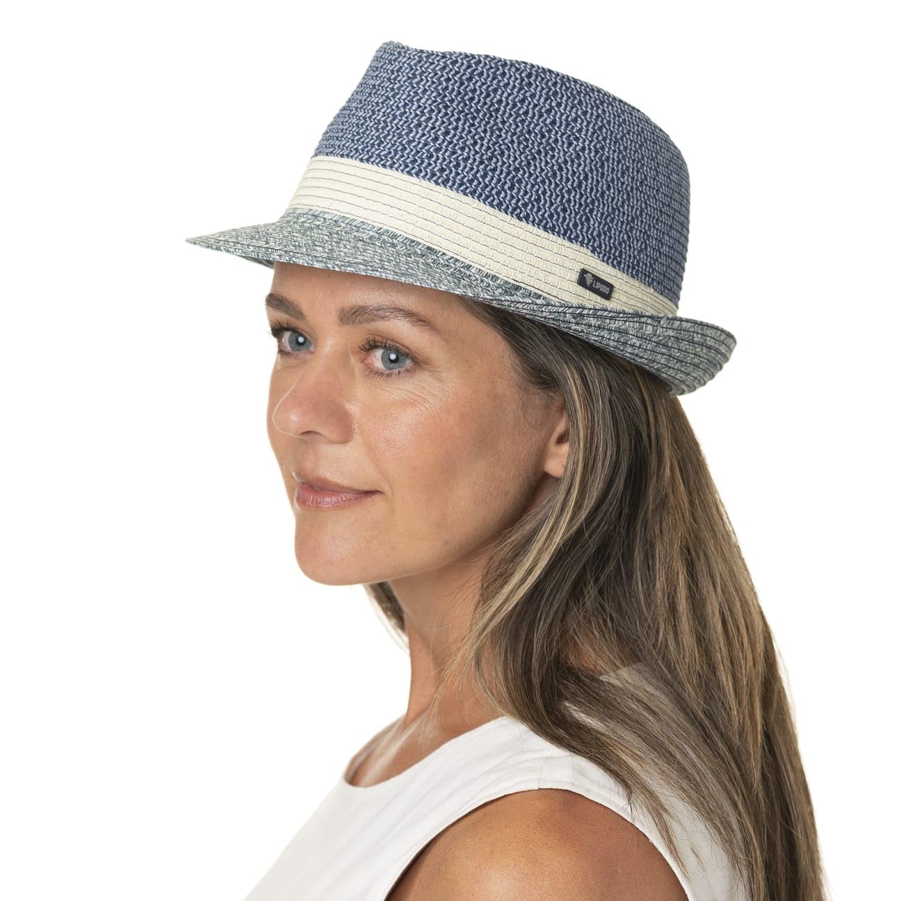 Lipodo Livasca Stofftrilby Made in Italy Damen Herren Sommer Winter