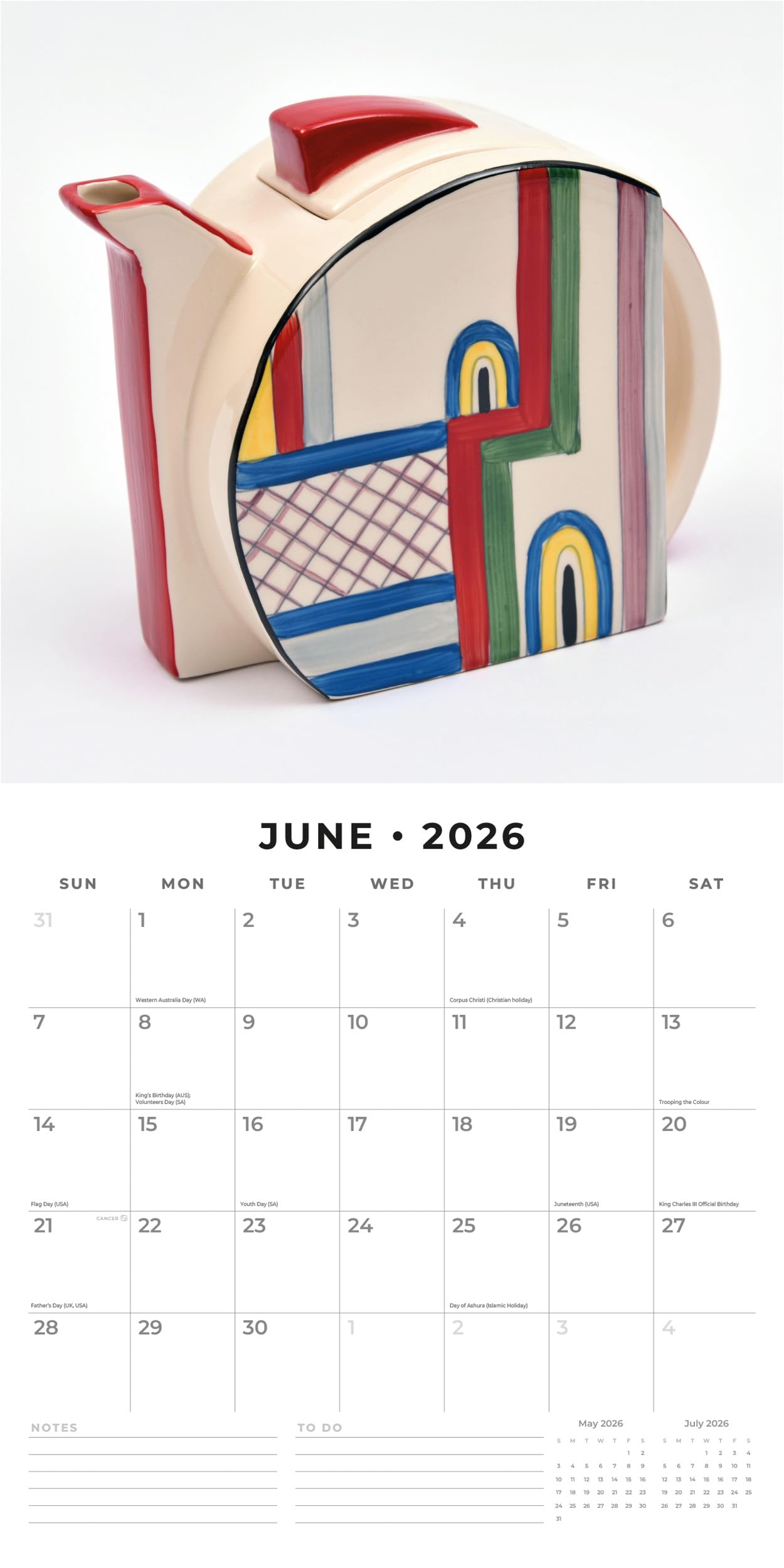 Calendario Da Parete Quadrato 2026 Constable - 30x30 Cm, Carta FSC, Immagini Ad Alta Risoluzione - Per Casa, Ufficio, Regalo