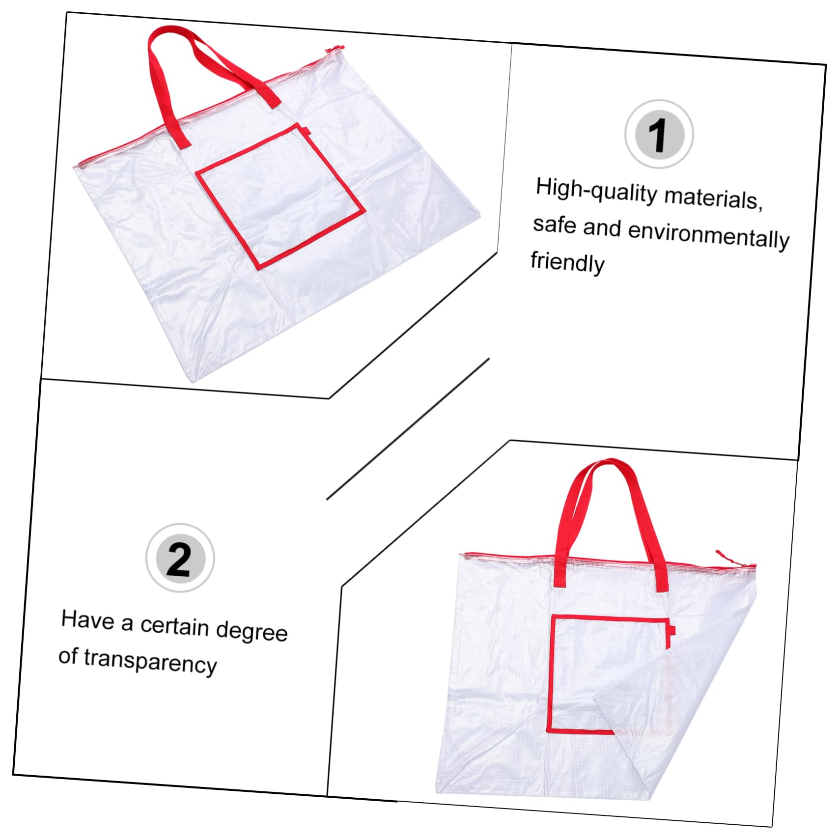 HOMSFOU Bulletin Boards Holder Bag Organizer for Poster Boards Rulers Smooth Carry