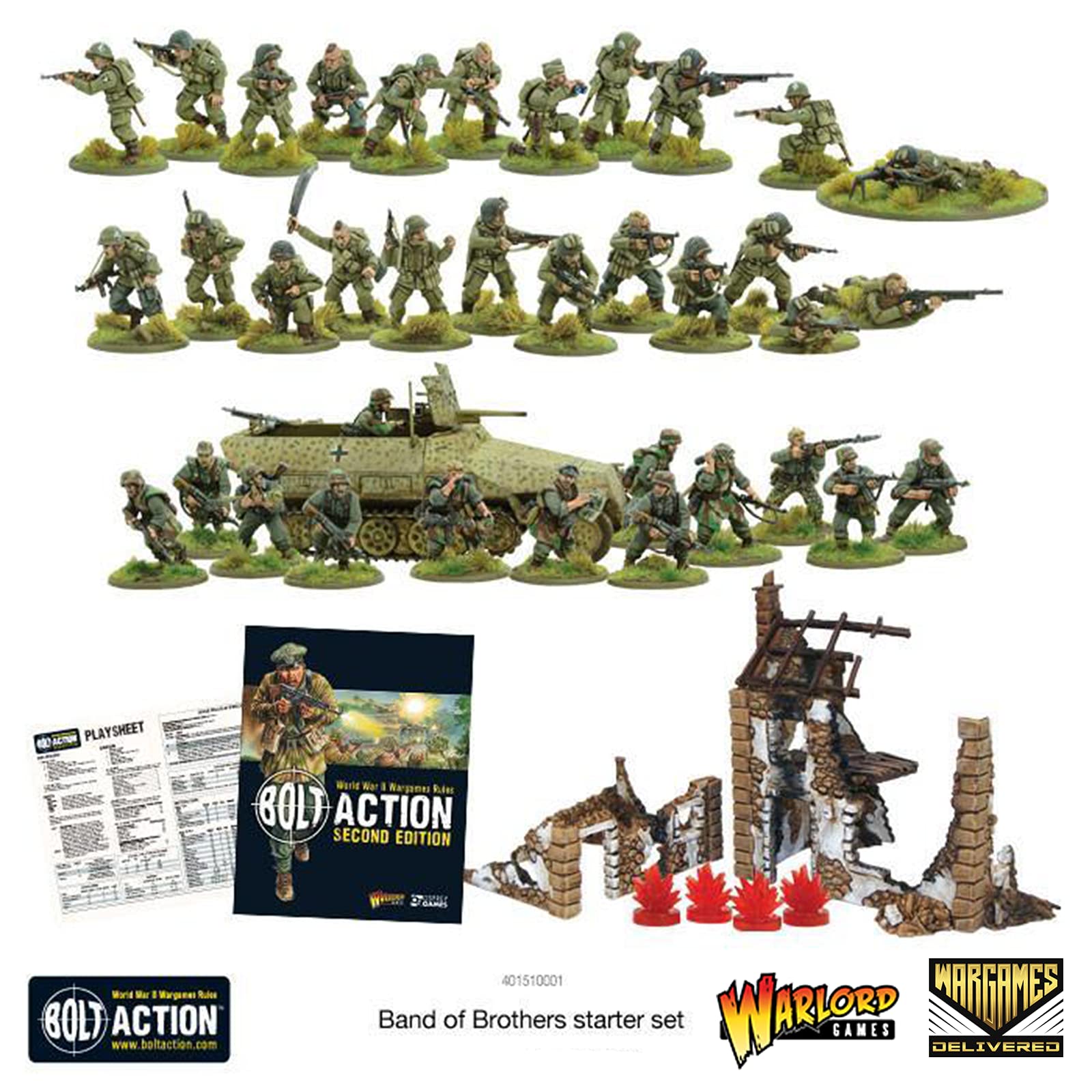 Bolt Action Miniatures Warlord Games Band of Brothers Bolt Action