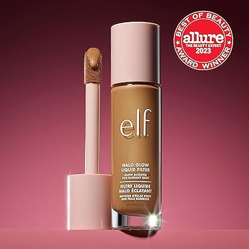 Miniatura 5 de e.l.f. Filtro líquido Halo Glow, potenciador de tez para un aspecto brillante y suave de enfoque, infundido con ácido hialurónico, vegano y libre de