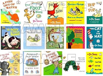Mini Childrens Story Book Edible Cupcake Toppers Cake Decorations 15 Books