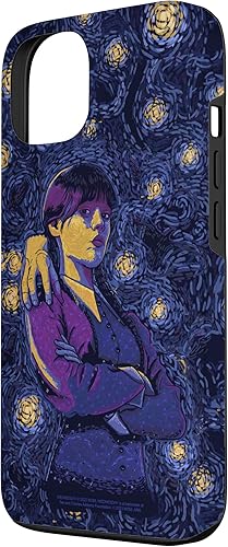 Miniatura 2 de Carcasa para iPhone 13 Wednesday & Thing In Starry Night por Vincent Van Goth