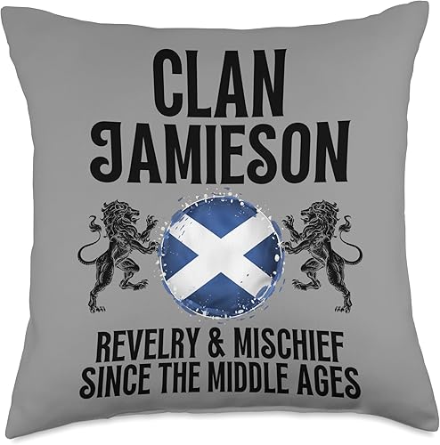 Miniatura 4 de Scotland Clan Gifts For The Jamieson Family Jamieson Clan Scottish Family Name Scotland Heráldica - Almohada de 16 x 16 pulgadas, multicolor