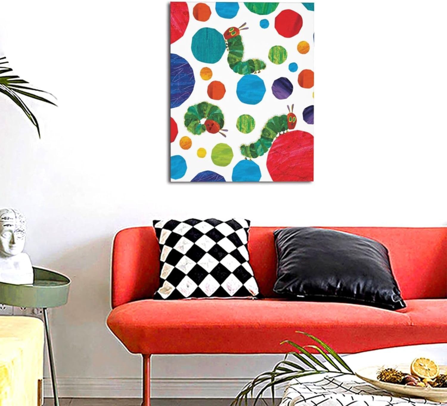 はらぺこあおむしのポスターとフレーム付き 絵本 はらぺこあおむし