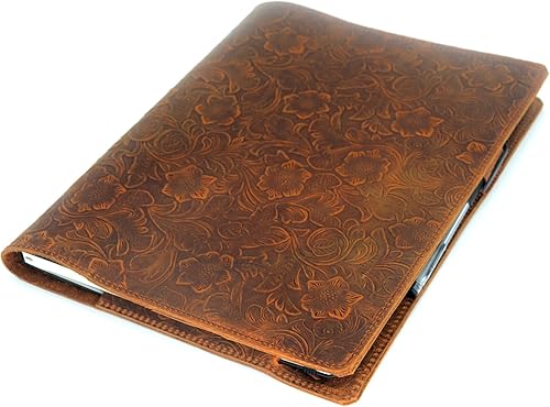 Miniatura 5 de JJNUSA Funda de cuero compatible con Moleskine XXL de 8.5 x 11 pulgadas, funda de cuero para cuaderno de viaje, funda de cuero envejecido, diario de