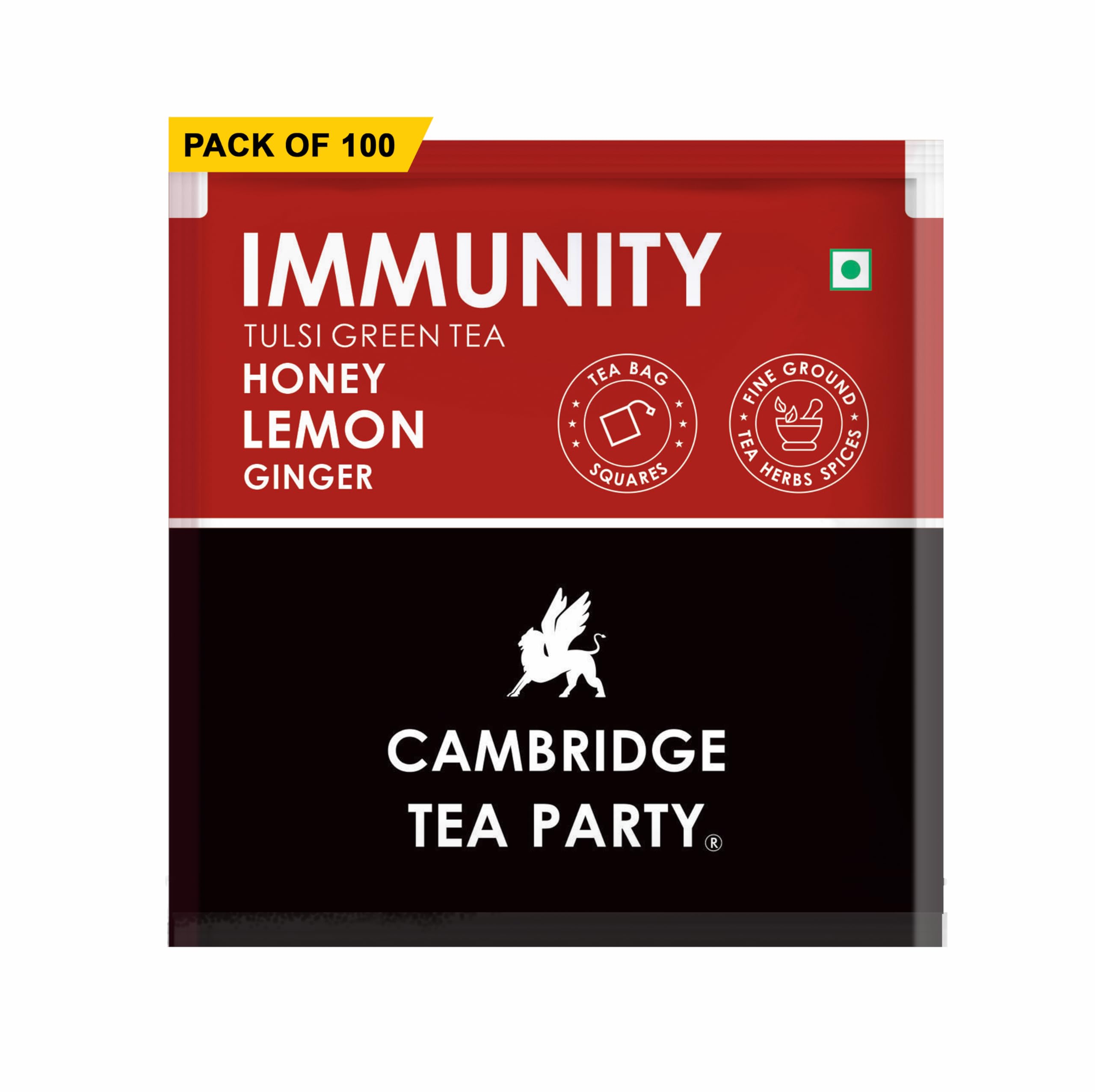 Cambridge Tea Party Immunity 100 Tea Bags, Honey Lemon Ginger Tulsi Green Tea, Bulk Pack (B088NMZPLN) Amazon Price History, Amazon Price Tracker