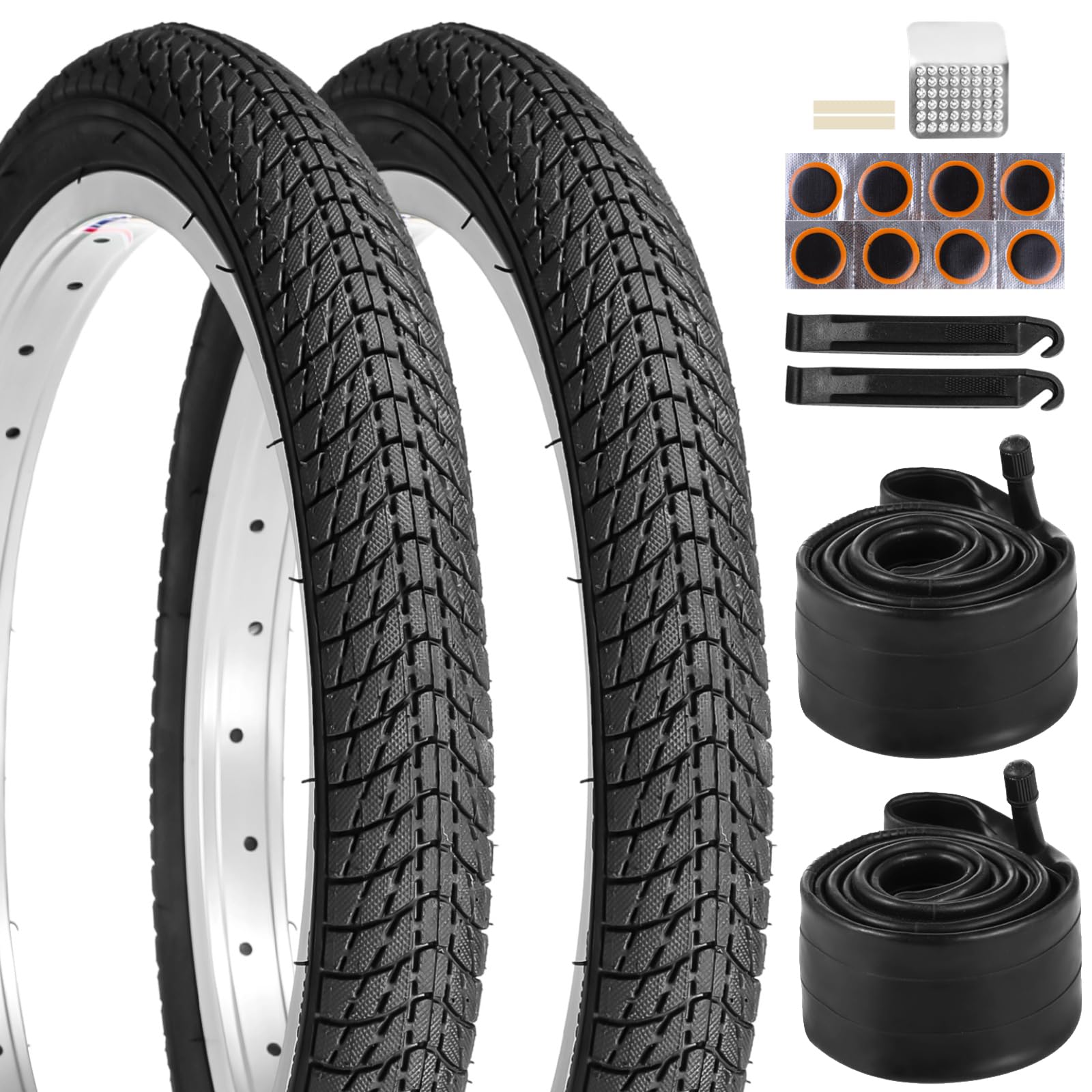 Amazon.com : yeesport 16 Inch Bike Tires, 2 Pack 16x1.75 Bike