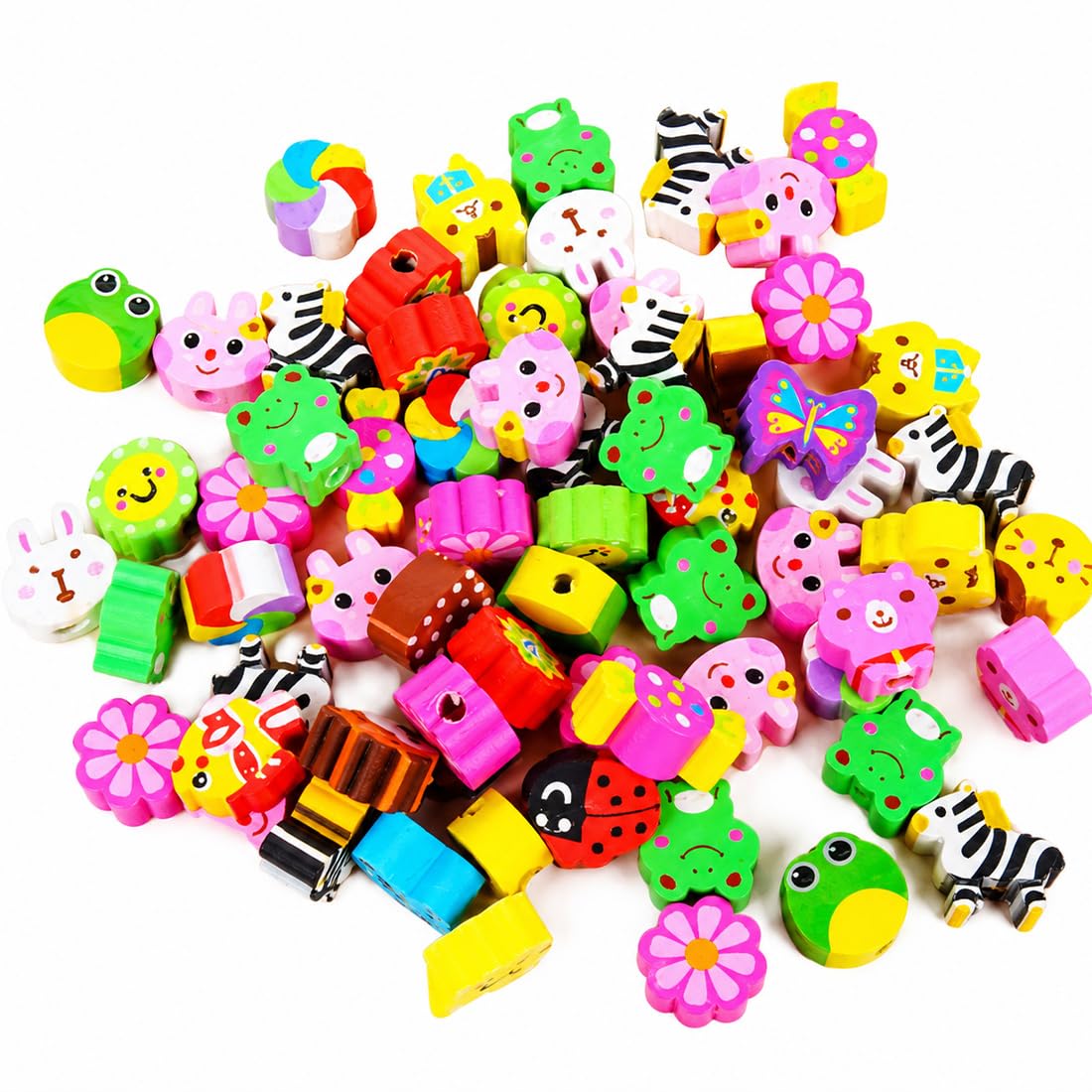 KYLOS Gomme Da Cancellare Animali Per Bambini 30 Pezzi Colori Misti