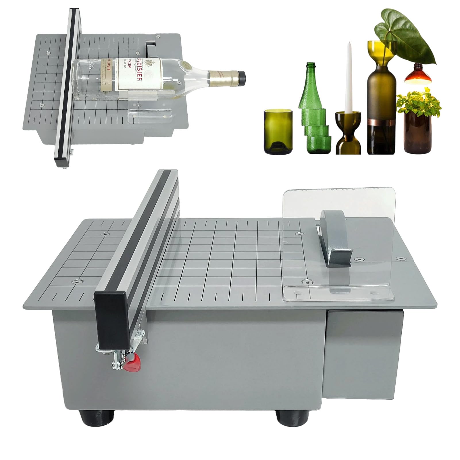 Cortador eléctrico de botellas, sierra recortadora, cortador de botellas de vidrio, cortador de vidrio, cortador de vidrio para manchas, cortador de piedra, cortador de materiales frágiles y