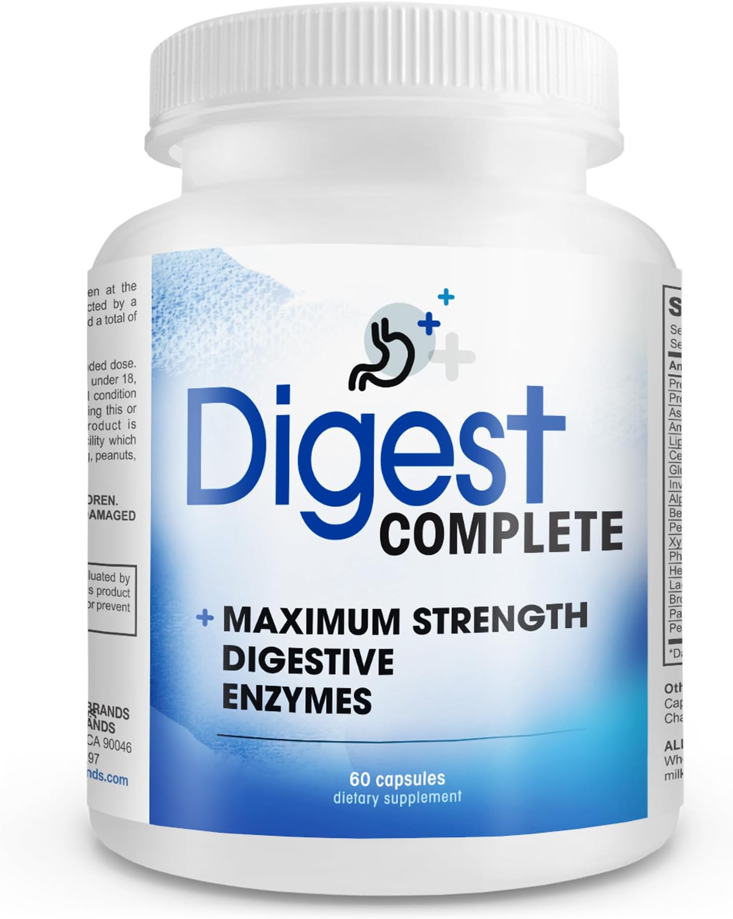 - Digest Complete 2-in-1 Probiotic Digestive Enzymes, 60 Capsules